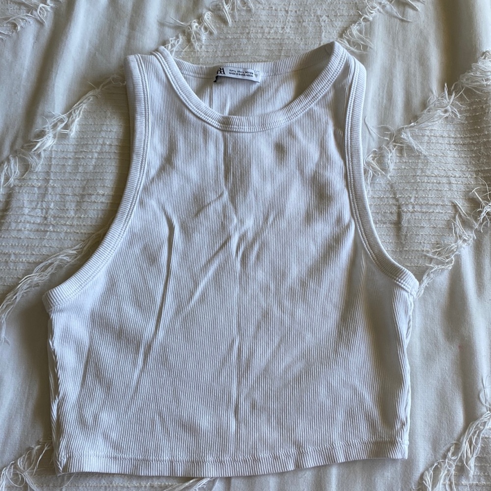 Zara ribbed tank